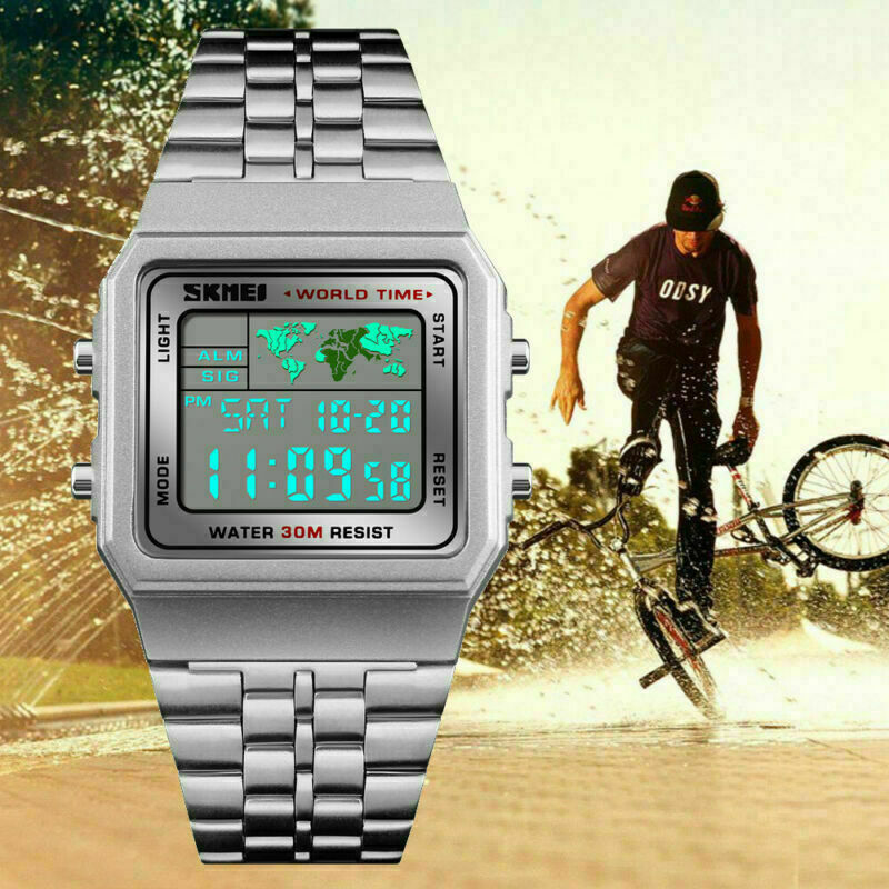 skmei world time watch